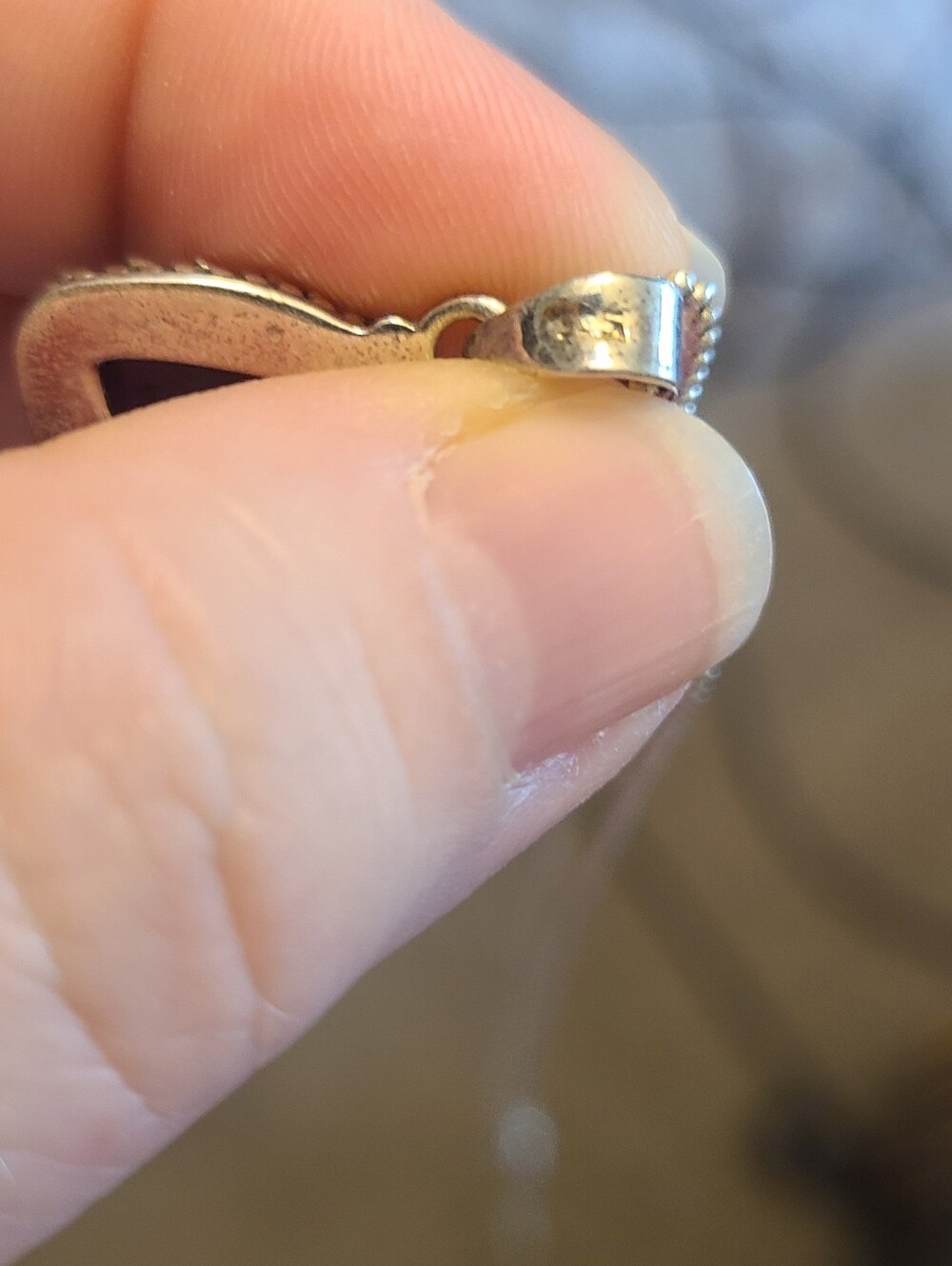 Sterling Amethyst Pendant Necklace - Picture 7 of 8